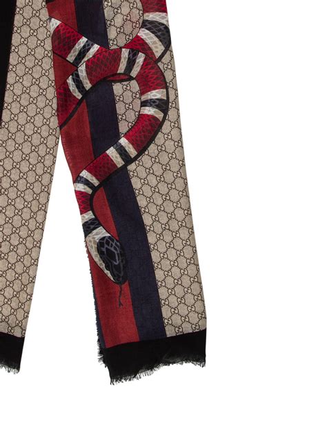 gucci comme des garcons scarf|gucci snake scarf.